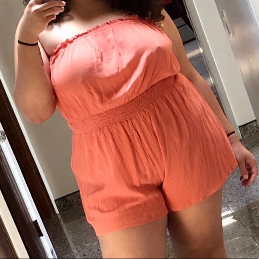Forever 21  coral romper